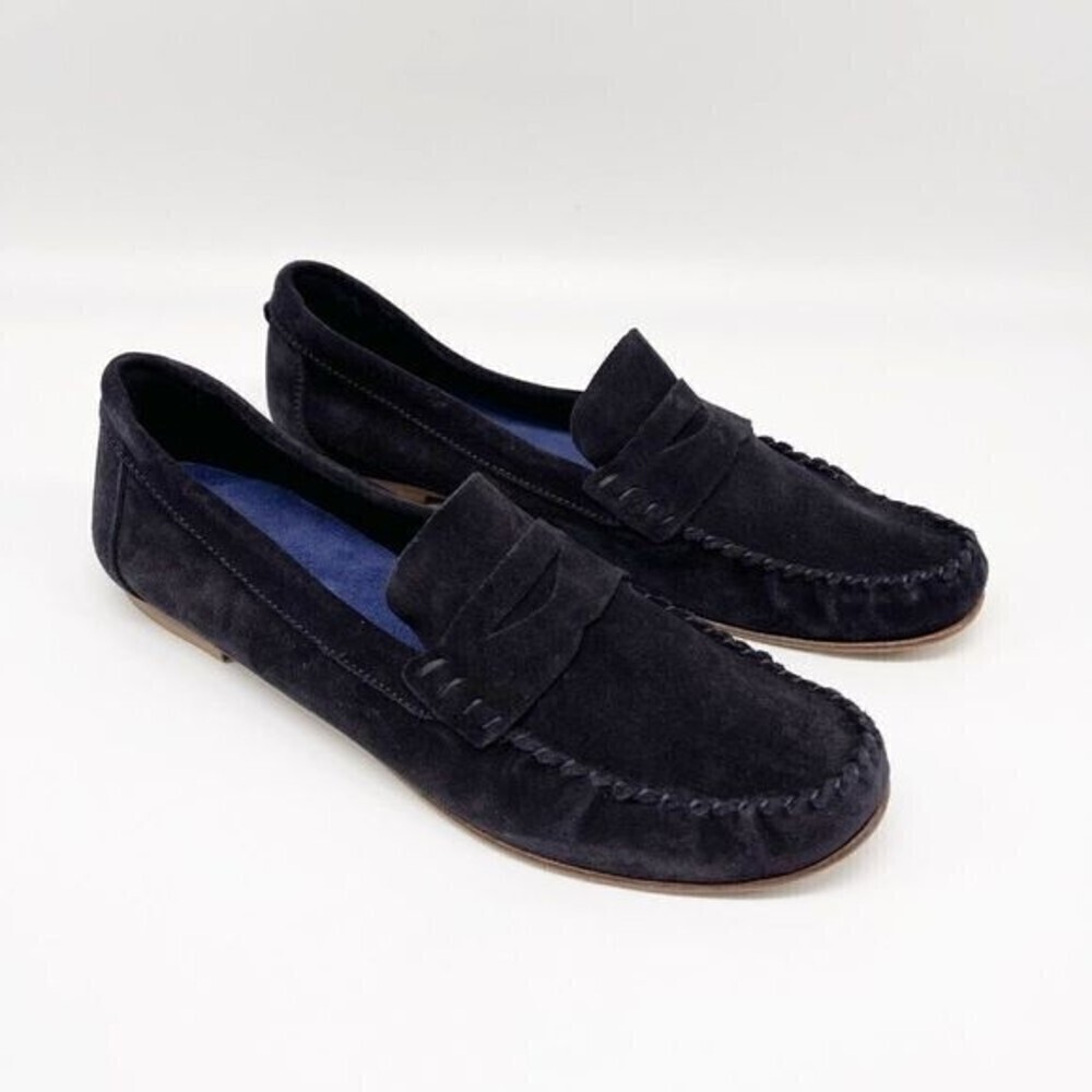 AQUATALIA | Black Lesley Weatherproof Suede Loafers | Women’s | 9 | EUC - Picture 2 of 9
